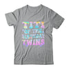 Titi Of The Birthday Twins Girls Kids Party Retro Bday Shirt & Hoodie | siriusteestore
