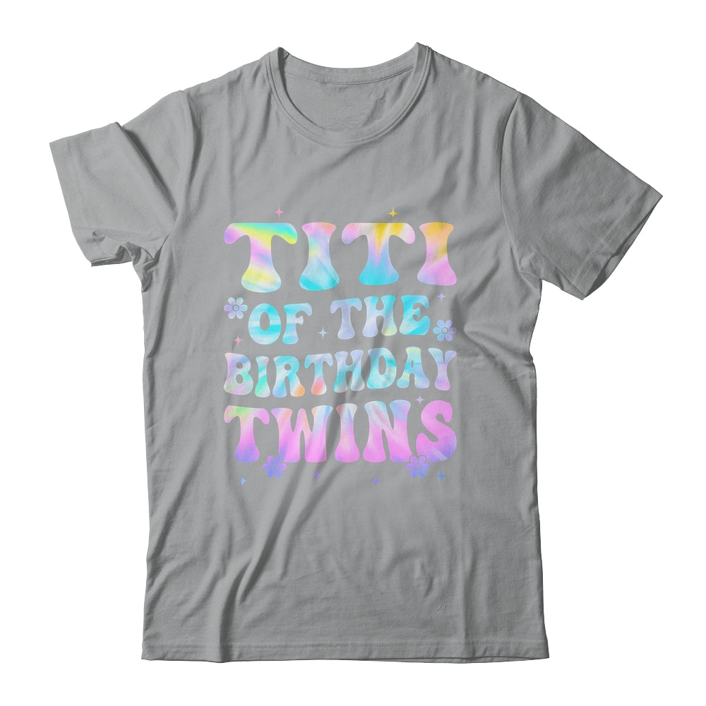 Titi Of The Birthday Twins Girls Kids Party Retro Bday Shirt & Hoodie | siriusteestore
