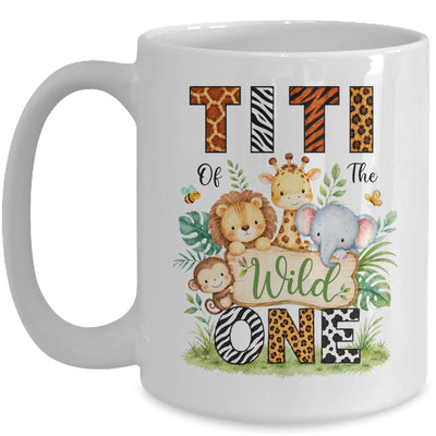Titi Of The Wild One First Birthday Boy Jungle Safari Mug | siriusteestore