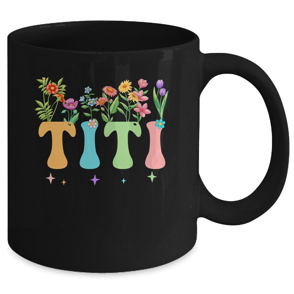 Titi Women Wildflower Floral Design Titi Mothers Day Mug | siriusteestore