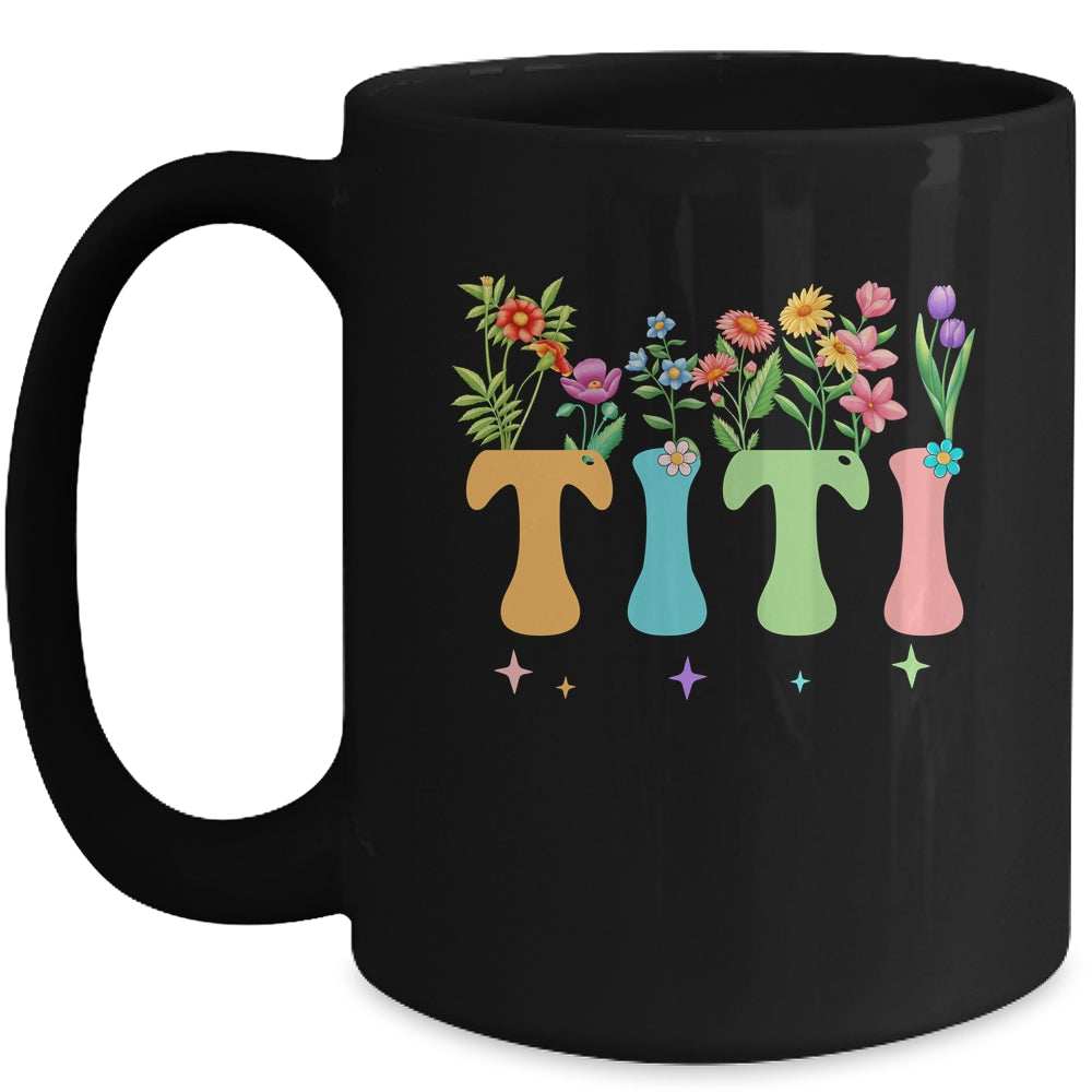 Titi Women Wildflower Floral Design Titi Mothers Day Mug | siriusteestore