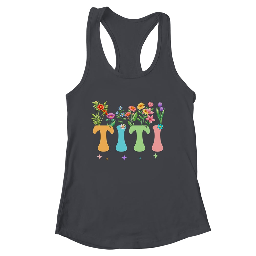 Titi Women Wildflower Floral Design Titi Mothers Day Shirt & Tank Top | siriusteestore