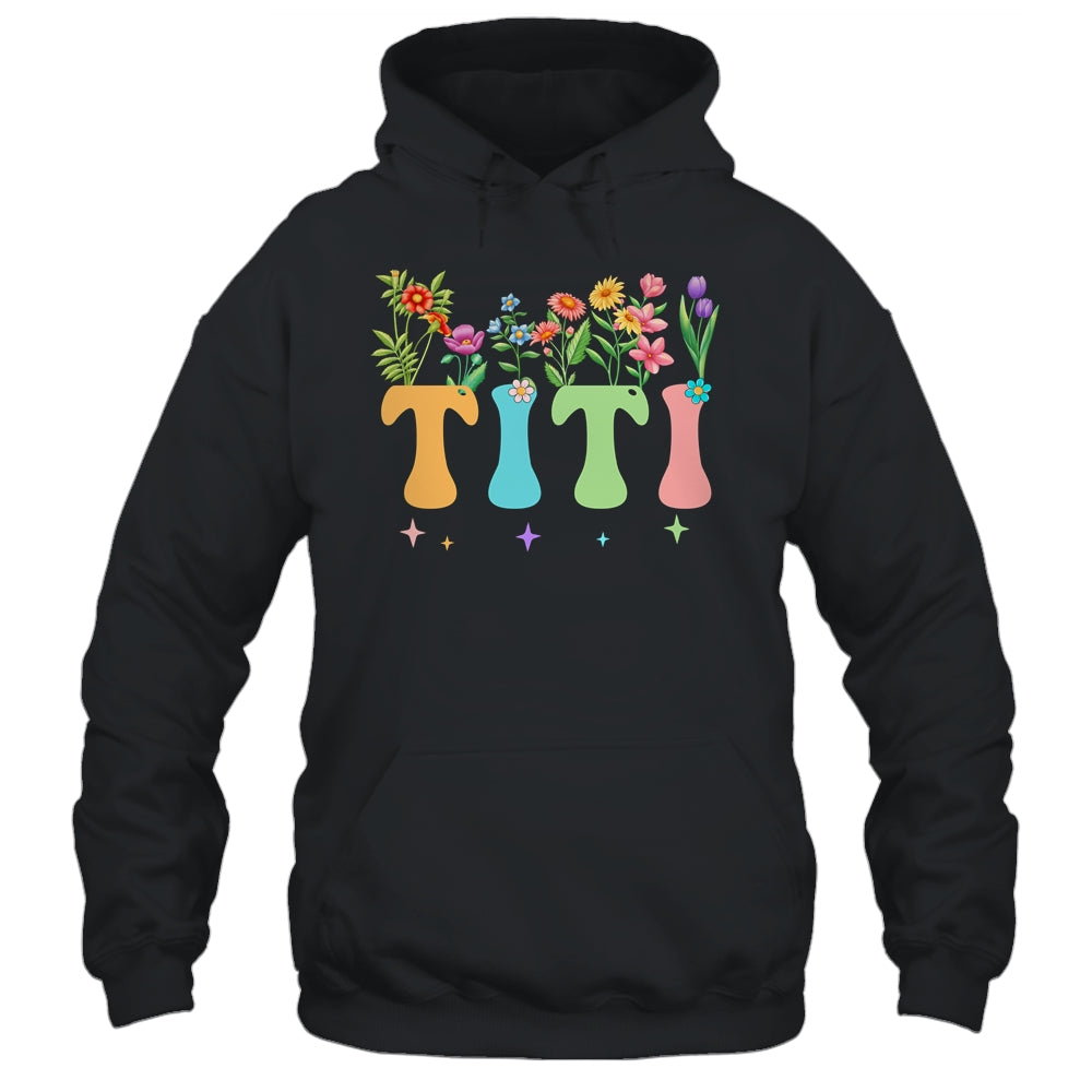 Titi Women Wildflower Floral Design Titi Mothers Day Shirt & Tank Top | siriusteestore