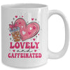 To Be Lovely And Caffeinated Valentine's Day Coffee Heart Mug | siriusteestore