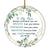 To My Niece Ornament from Aunt Auntie Uncle Always Remember You are Braver Stronger Smarter for Niece Christmas Tree Ornament | siriusteestore