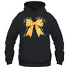 Together We Fight Coquette Bows Gold Ribbon Childhood Cancer Shirt & Hoodie | siriusteestore