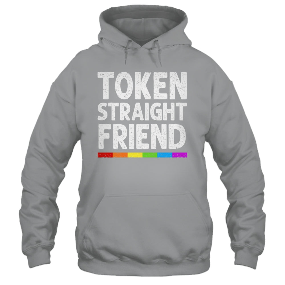 Token Straight Friend Rainbow LGBT Colors For Men Women Shirt & Hoodie | siriusteestore