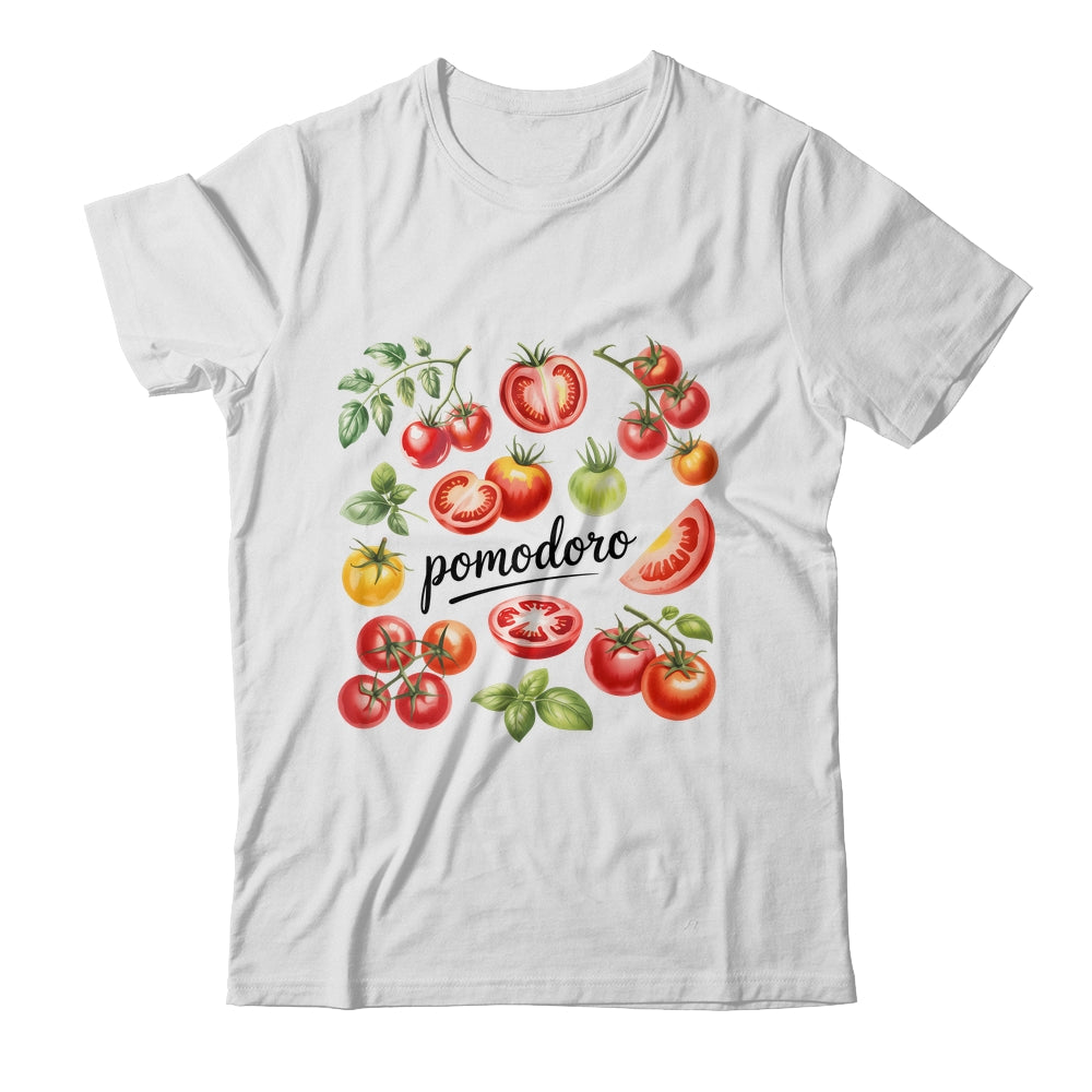 Tomato Cottagecore Pomodoro Fruit Vegetable Garden Picnic Shirt & Tank Top | siriusteestore