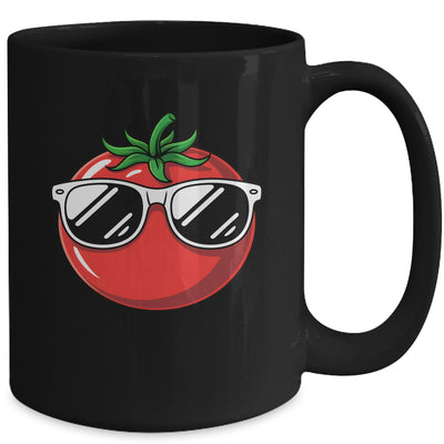 Tomato With Sunglasses Funny Tomatoes Boys Girls Kids Mug | siriusteestore