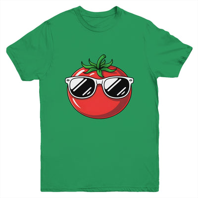 Tomato With Sunglasses Funny Tomatoes Boys Girls Kids Youth Shirt | siriusteestore