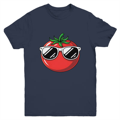 Tomato With Sunglasses Funny Tomatoes Boys Girls Kids Youth Shirt | siriusteestore