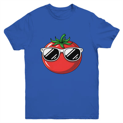 Tomato With Sunglasses Funny Tomatoes Boys Girls Kids Youth Shirt | siriusteestore