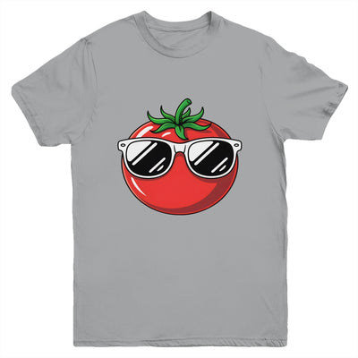 Tomato With Sunglasses Funny Tomatoes Boys Girls Kids Youth Shirt | siriusteestore