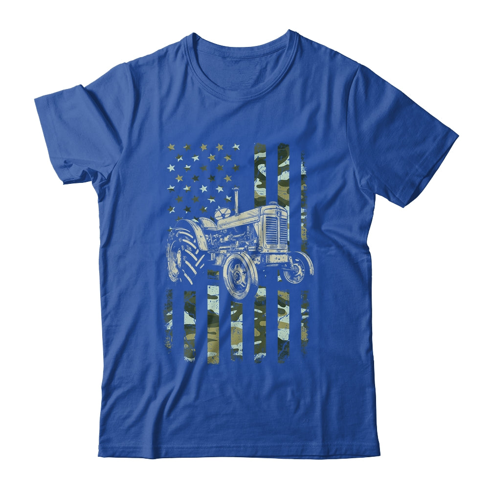 Tractor USA Flag Design For Patriotic Farmer Farming Lover Shirt & Hoodie | siriusteestore
