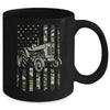 Tractor USA Flag Design For Patriotic Farmer Farming Lover Mug | siriusteestore