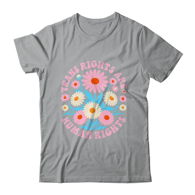 Trans Rights Are Human Rights LGBTQ Pride Transgender Floral Shirt & Tank Top | siriusteestore