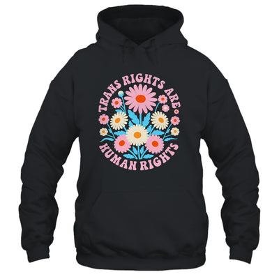 Trans Rights Are Human Rights LGBTQ Pride Transgender Floral Shirt & Tank Top | siriusteestore