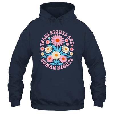 Trans Rights Are Human Rights LGBTQ Pride Transgender Floral Shirt & Tank Top | siriusteestore