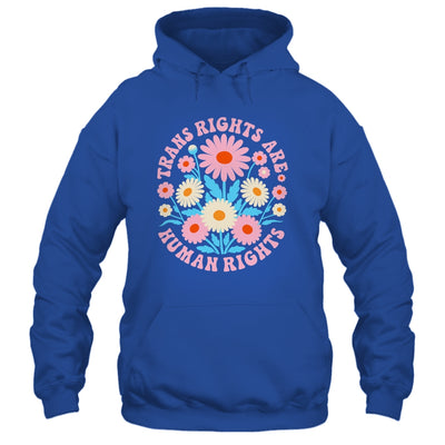 Trans Rights Are Human Rights LGBTQ Pride Transgender Floral Shirt & Tank Top | siriusteestore