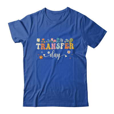 Transfer Day IVF Transfer Day Couple Mom Dad Flowers Shirt & Tank Top | siriusteestore