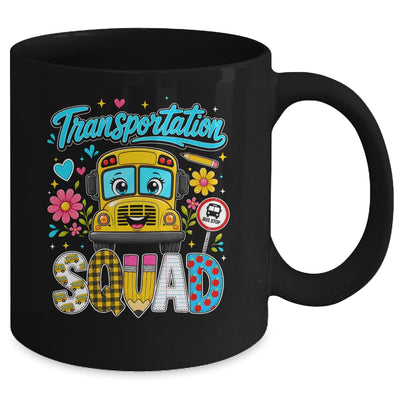 Transportation Squad Bus Driver Cute Back To School Bus Mug | siriusteestore
