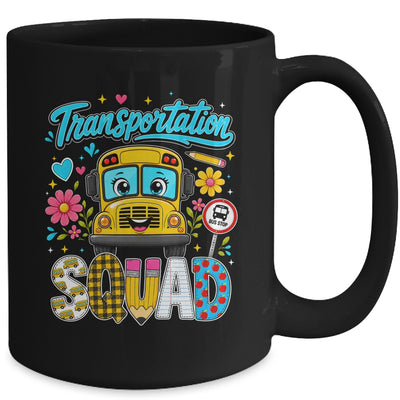 Transportation Squad Bus Driver Cute Back To School Bus Mug | siriusteestore