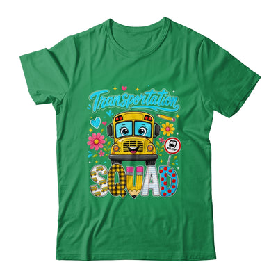 Transportation Squad Bus Driver Cute Back To School Bus Shirt & Hoodie | siriusteestore