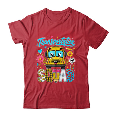 Transportation Squad Bus Driver Cute Back To School Bus Shirt & Hoodie | siriusteestore