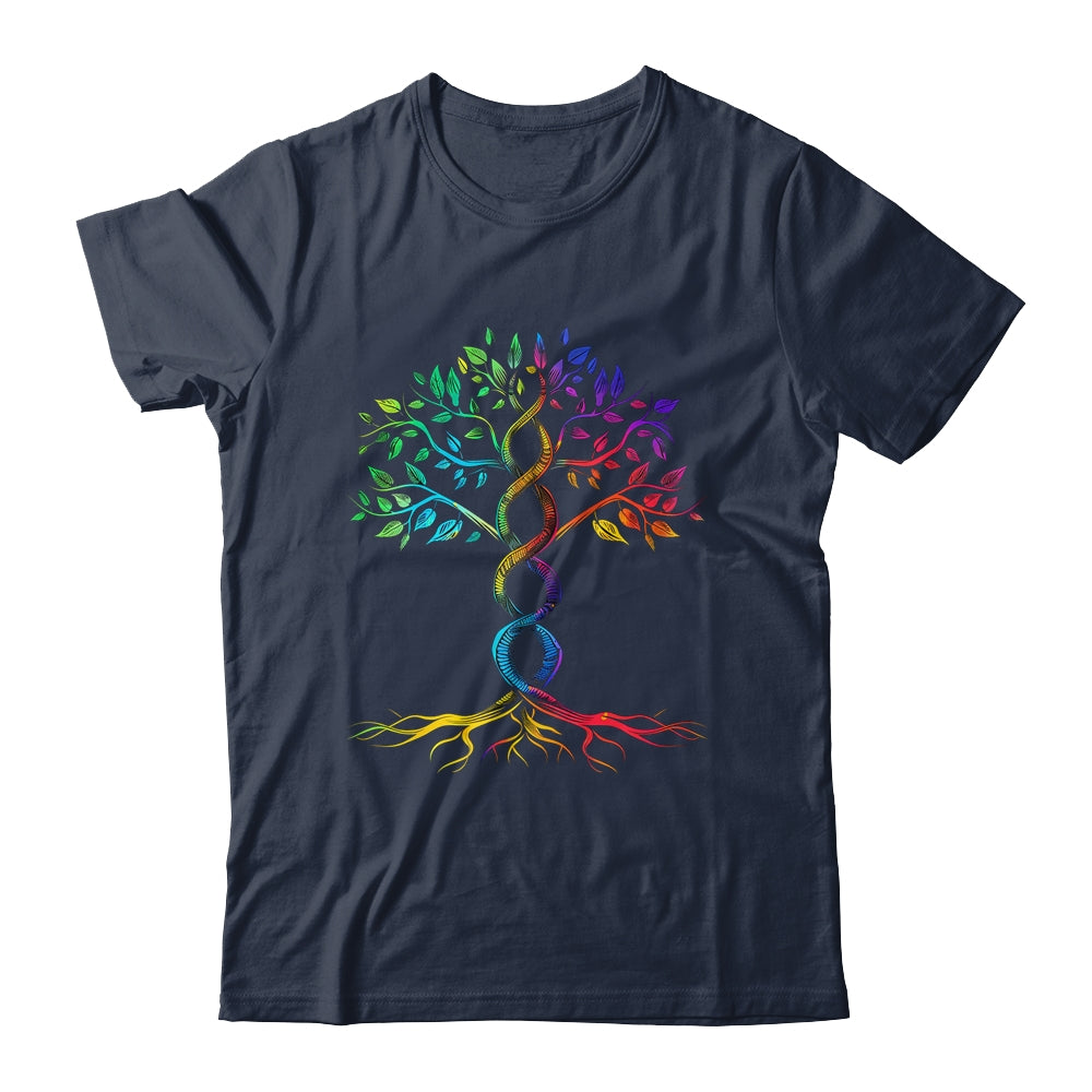Tree Life Rainbow LGBT Cool Gay Pride Flag Ally Men Women Shirt & Tank Top | siriusteestore
