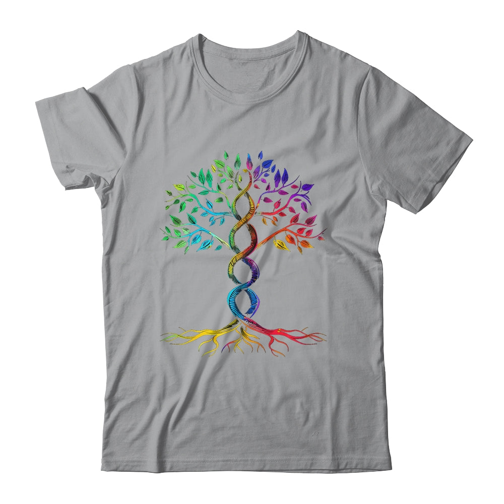Tree Life Rainbow LGBT Cool Gay Pride Flag Ally Men Women Shirt & Tank Top | siriusteestore