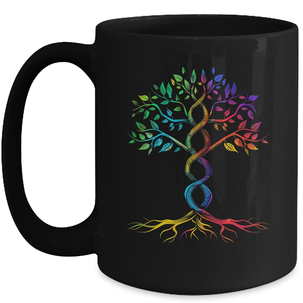 Tree Life Rainbow LGBT Cool Gay Pride Flag Ally Men Women Mug | siriusteestore