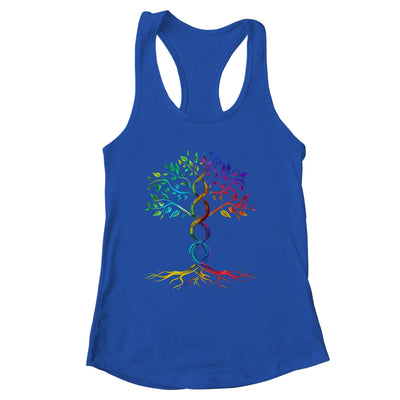 Tree Life Rainbow LGBT Cool Gay Pride Flag Ally Men Women Shirt & Tank Top | siriusteestore