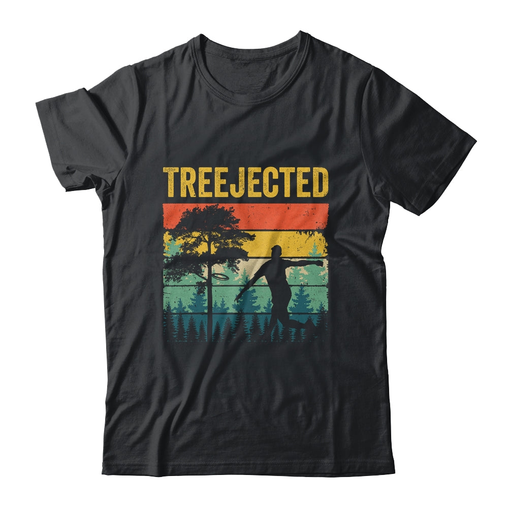 Treejected Funny Disc Golf Discs Hit Stupid Trees Vintage Shirt & Tank Top | siriusteestore
