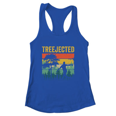 Treejected Funny Disc Golf Discs Hit Stupid Trees Vintage Shirt & Tank Top | siriusteestore