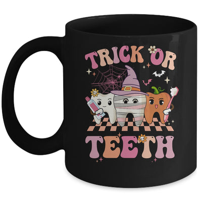 Trick Or Teeth Funny Dental Halloween Hygienist Assistant Mug | siriusteestore