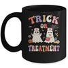 Trick Or Treatment Cute Ghost Paramedic Halloween Nurse Mug | siriusteestore