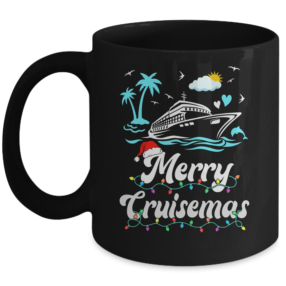 Tropical Heartbeat Family Christmas Cruise Merry Cruisemas Mug | siriusteestore