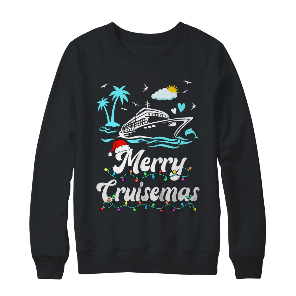 Tropical Heartbeat Family Christmas Cruise Merry Cruisemas Shirt & Sweatshirt | siriusteestore