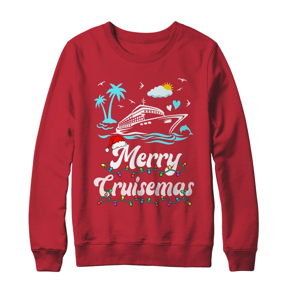 Tropical Heartbeat Family Christmas Cruise Merry Cruisemas Shirt & Sweatshirt | siriusteestore