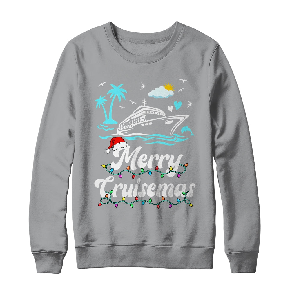 Tropical Heartbeat Family Christmas Cruise Merry Cruisemas Shirt & Sweatshirt | siriusteestore