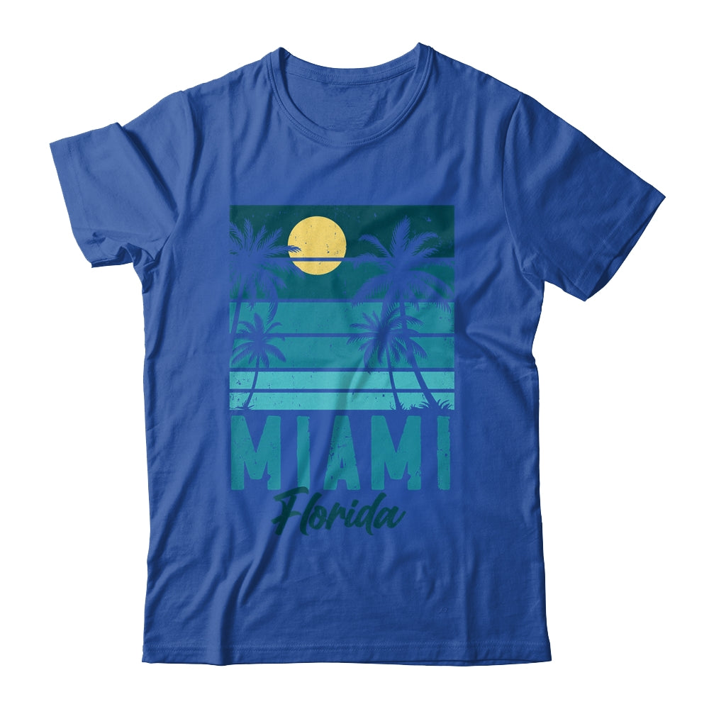 Tropical Summer Vacation Palm Trees Miami Beach Florida Shirt & Tank Top | siriusteestore