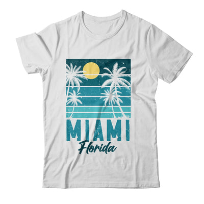 Tropical Summer Vacation Palm Trees Miami Beach Florida Shirt & Tank Top | siriusteestore