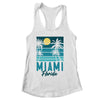 Tropical Summer Vacation Palm Trees Miami Beach Florida Shirt & Tank Top | siriusteestore