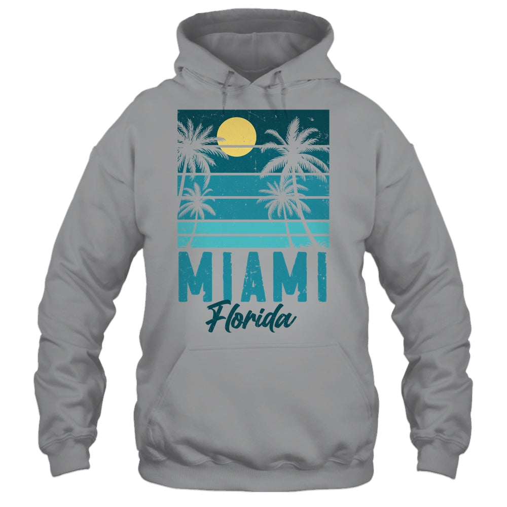 Tropical Summer Vacation Palm Trees Miami Beach Florida Shirt & Tank Top | siriusteestore