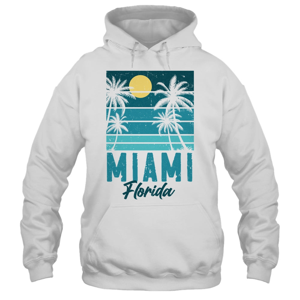 Tropical Summer Vacation Palm Trees Miami Beach Florida Shirt & Tank Top | siriusteestore