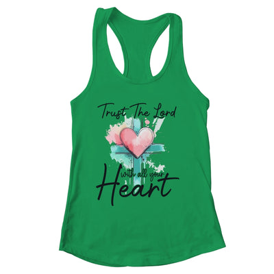 Trust The Lord With All Your Heart Christian Bible Verse Shirt & Tank Top | siriusteestore