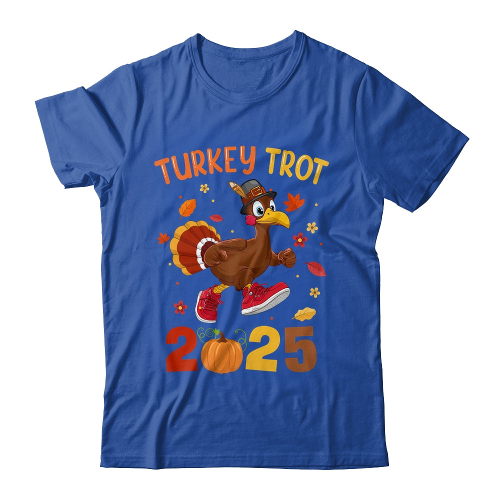 Turkey Trot 2025 Thanksgiving Turkey Running Runner Autumn Shirt & Hoodie | siriusteestore