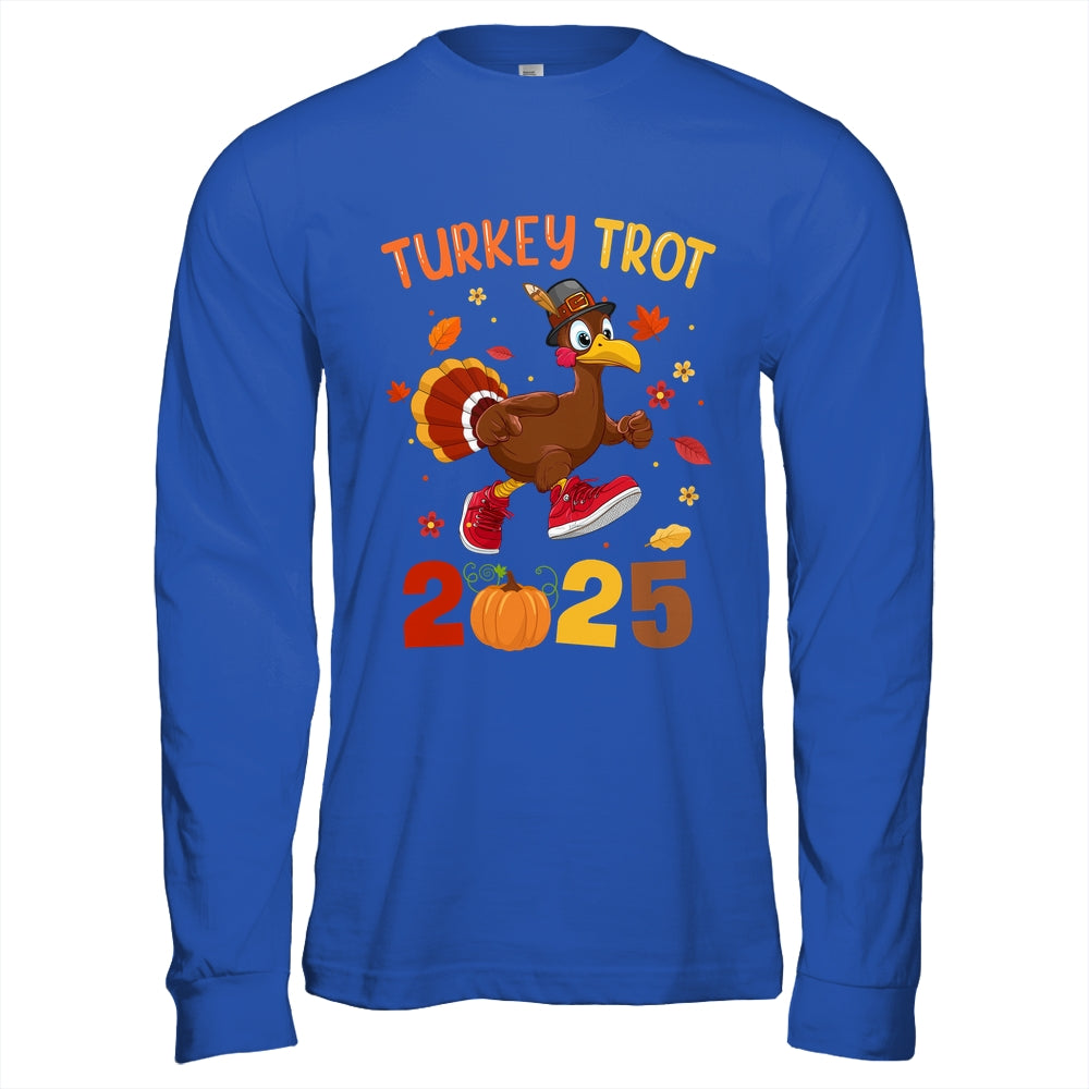 Turkey Trot 2025 Thanksgiving Turkey Running Runner Autumn Shirt & Hoodie | siriusteestore