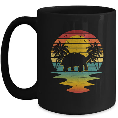 Turtle Design For Men Women Retro Sunset 70s Vintage Turtle Mug | siriusteestore