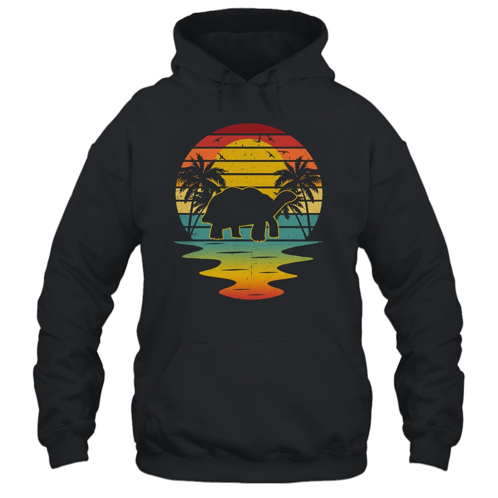 Turtle Design For Men Women Retro Sunset 70s Vintage Turtle Shirt & Tank Top | siriusteestore